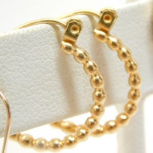 Preloved 10K Yellow Gold Hoop Earrings